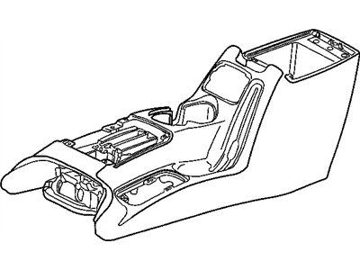 Jeep Liberty Center Console Base - WD581L8AC