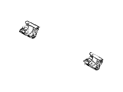 Mopar 55076225AD Right Tailgate Hinge Assembly