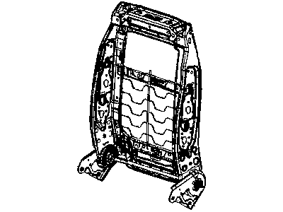 Mopar 4610145AD Frame-Front Seat Back