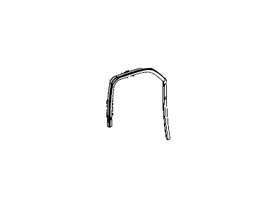 Mopar 55360937AC WEATHERSTRIP-Rear Door Glass Run