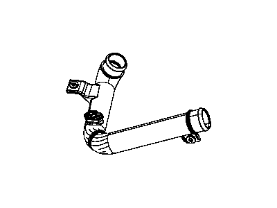 Mopar 4891760AB Hose-INTERCOOLER Outlet