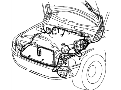 Mopar 56045058AF Wiring-HEADLAMP To Dash