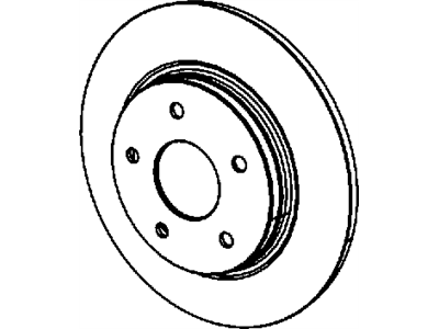 Mopar 4779713AA Rear Brake Rotor