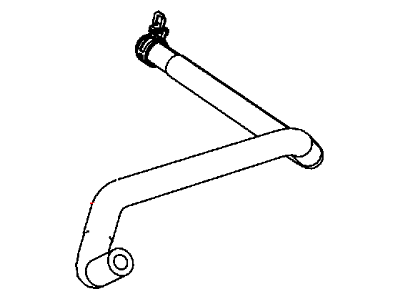 Mopar 4581646AB Hose-Brake Booster Vacuum