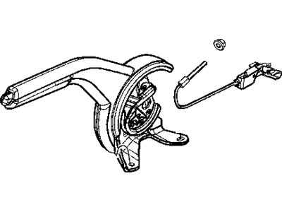 Mopar 1CR75DX9AE Lever-Parking Brake