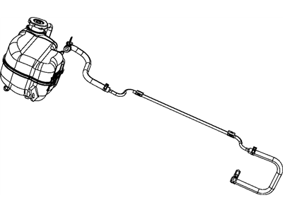 2017 Dodge Journey Coolant Reservoir - 5058456AE