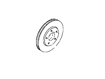 Mopar V5019229 Brake Rotor