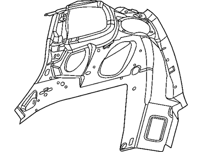 Mopar 68003613AA Panel-Body Side Aperture Rear