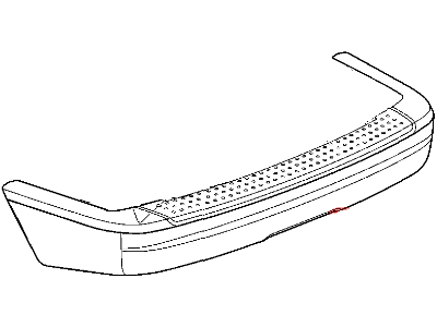 Mopar 5JE55ZSPAA Rear Bumper Cover