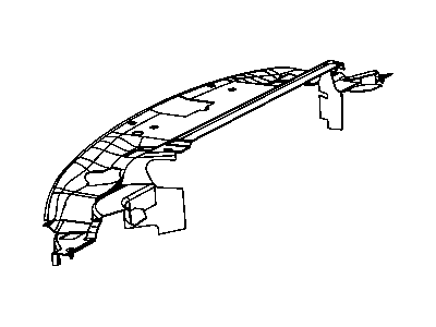 Mopar 55057072AA Seal-Radiator Upper