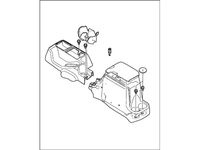 Mopar 82207706 Console-Center