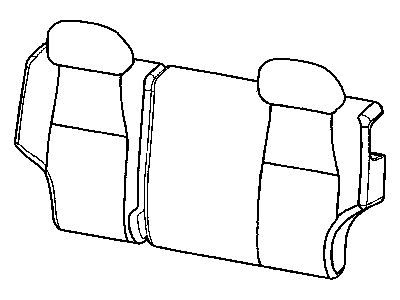 Mopar 1BF851D5AA HEADREST-Rear