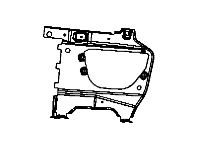 Mopar 68064329AD Bracket-Bumper