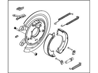 Mopar 52009967AK Plate-Parking Brake