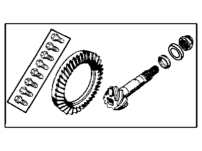 Mopar 68003525AA Gear Kit-Ring And PINION