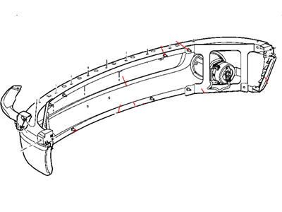 2003 Dodge Ram 1500 Air Deflector - 55077337AC