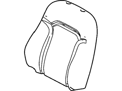 Mopar 1BC871J3AA Front Seat Back Cover