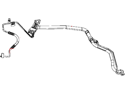 2014 Ram 1500 A/C Hose - 68105177AC