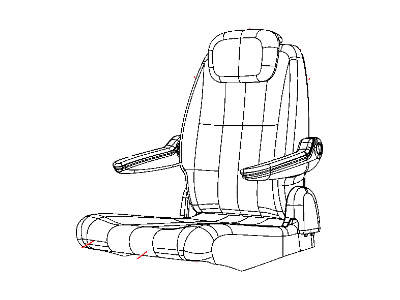 Mopar 1QW431S3AA Rear Seat Back Cover