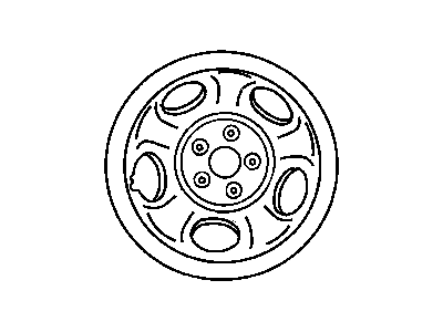 Mopar 52039347AB Steel Wheel