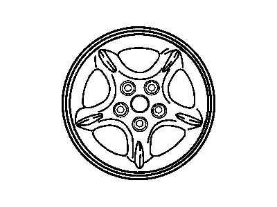 Mopar 5GK75PAKAA Wheel