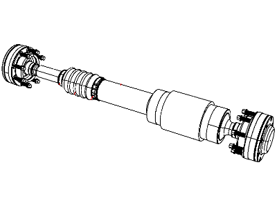 2008 Jeep Wrangler Drive Shaft - 52853334AB