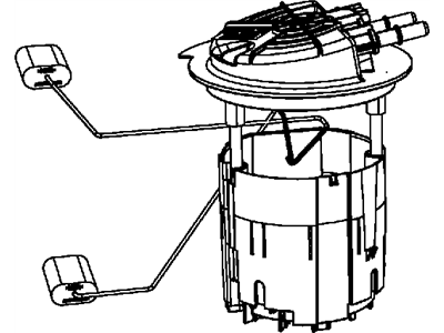 Mopar 68038901AA Fuel Pump Module Assembly