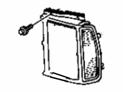 Mopar 4522037 Bezel HEADLMP & S/MRKR Lens