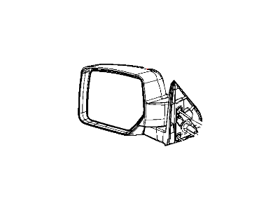 2012 Jeep Liberty Car Mirror - 68067153AC