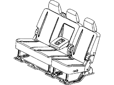 2012 Ram 2500 Armrest - 1RH30GTVAA