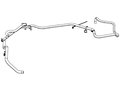 2015 Jeep Grand Cherokee Brake Booster Vacuum Hose - 4581809AA