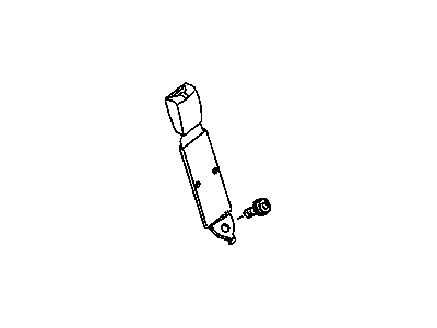 Mopar 5KQ351DVAA Front Inner Seat Belt