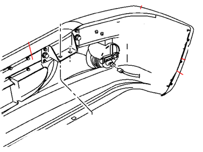 Mopar 5073022AB Front Bumper Cover