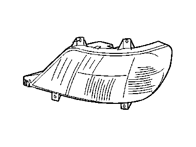 Mopar 5124531AA Lamp-Headlamp Park And Turn