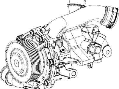 Mopar 68090692AB Water Pump