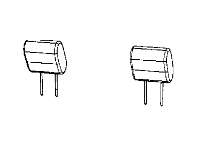 Mopar 1KT591J8AA Head Rest-Rear