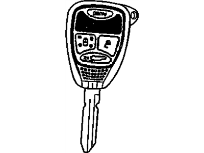 Mopar 68003387AA Key-Blank With Transmitter