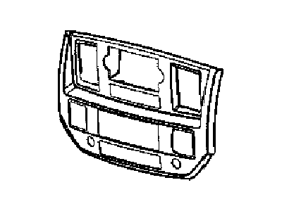 Mopar 5JU26DX9AC Bezel-Instrument Panel