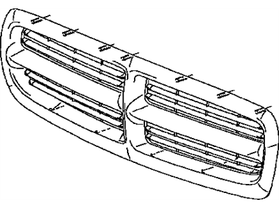 2002 Dodge Durango Grille - 5EH12XRV