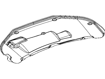 Mopar 5155464AA SILENCER-Hood