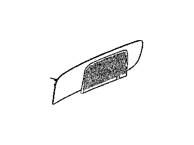 Mopar SK72ZJ3AA BOLSTER-Quarter Trim Panel