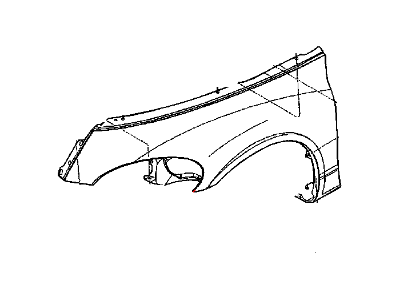 Mopar 5015486AE Fender-Front