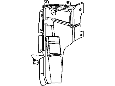 Mopar 55277011AA Shield-Air Intake