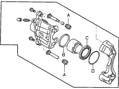 Dodge Stratus Brake Caliper - 4605A018