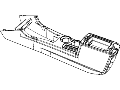 Mopar 1GP631D1AA Console-Floor