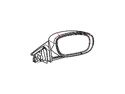 Dodge Magnum Car Mirror - 4805980AG