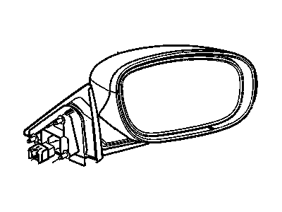 Mopar 5139199AA Glass-Mirror Replacement