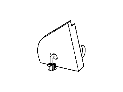 Mopar 5054109AB ISOLATOR-Mirror Flag