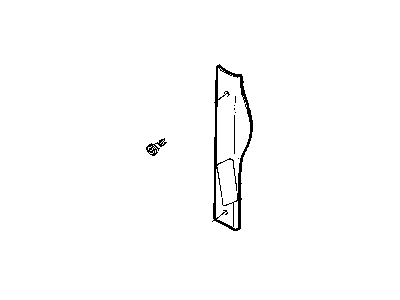 Mopar 5FA25XDVAE Panel-B Pillar