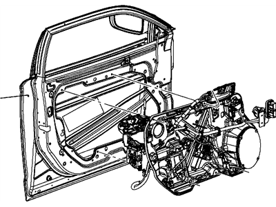 Mopar 4589913AF Front Door-Lock Actuator Motor